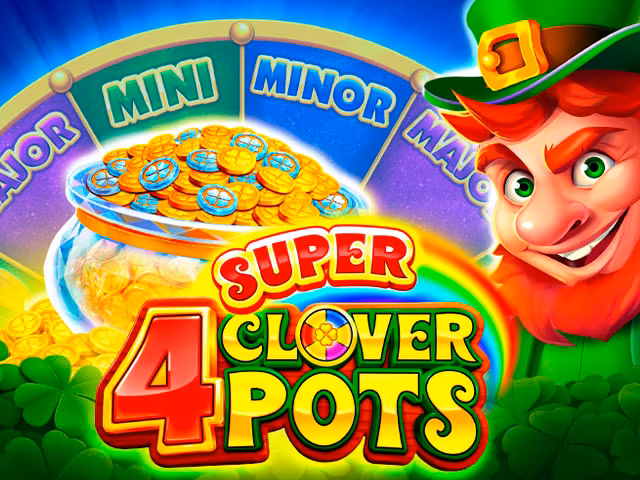 4 Super Clover Pots