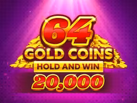 64 Gold Coins Hold and Win 20,000
