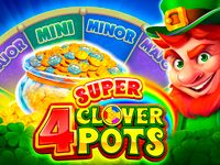 4 Super Clover Pots