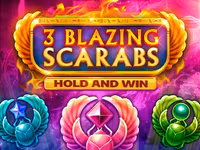 3 Blazing Scarabs Hold and Win