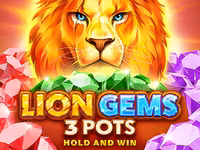 Lion Gems 3 Pots: Hold and Win