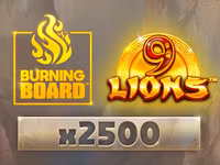 9 Lions™ Burning Board™